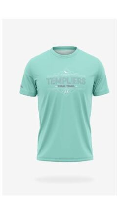 Tee-Shirt Bleu Pastel Les Templiers "Team Trail" 2023